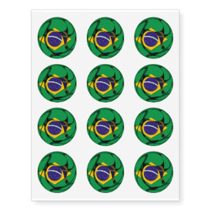 Brazil 1 temporary tattoos