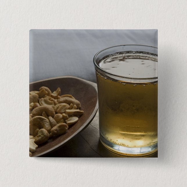 Brazil. A Glass of refreshing Guarana Energy Button (Front)
