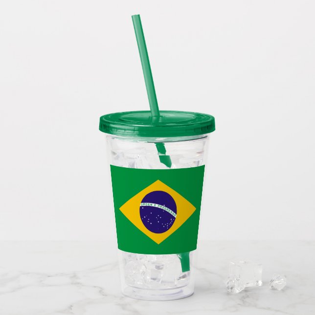 Brazil Acrylic Tumbler (Front Ice)