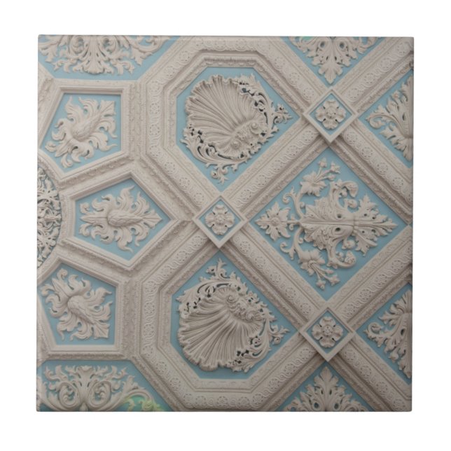 Brazil, Amazon, Manaus. Manaus Opera House Tile (Front)