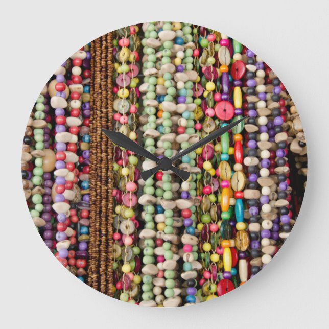 Brazil, Amazon, Manaus. Typical Brazilian Large Clock (Front)