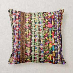 Brazil, Amazon, Manaus. Typical Brazilian Throw Pillow