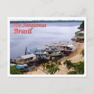 Brazil - Amazon River - Postcard