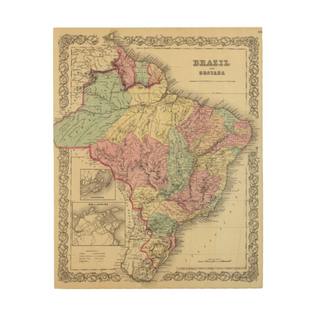 Brazil And Guayana Wood Wall Decor (Front)