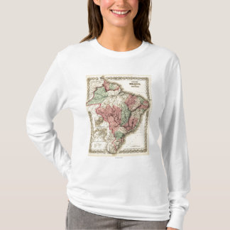 Brazil and GuayanaPanoramic MapBrazil T-Shirt