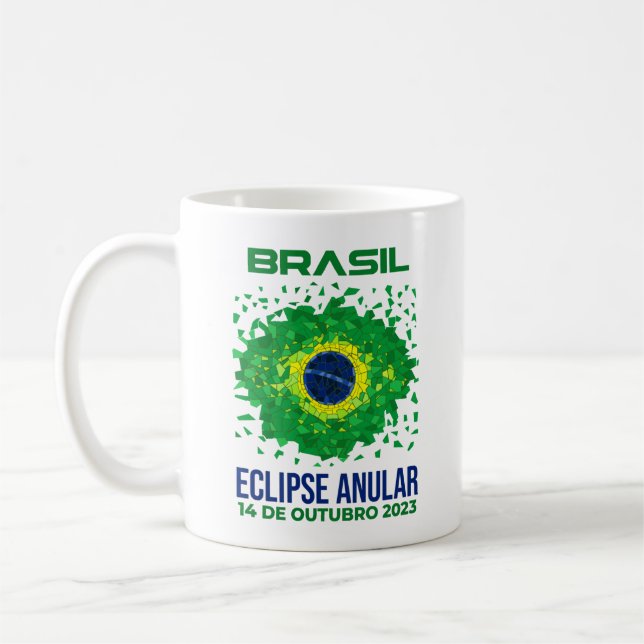 Brazil Annular Eclipse Coffee Mug (Left)