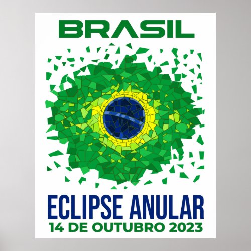 Brazil Annular Eclipse Poster