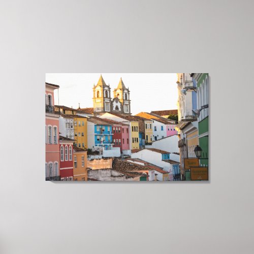 Brazil Bahia Salvador The Oldest City Canvas Print