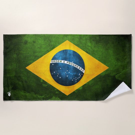 BRASIL Brazil Flag WORLD CUP Football 28" x 58" Unisex COTTON BEACH TOWEL New 