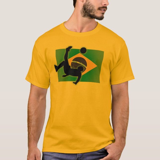 Brazil Bicycle Kick T-Shirt (Front)