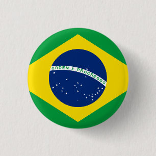 Brazil (Brazilian) Flag Button