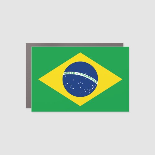 Brazil Brazilian Flag Car Magnet