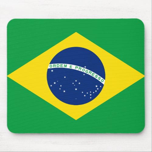 Brazil Brazilian Flag Mouse Pad