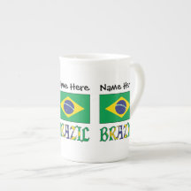Brazil Brazilian Flag Personalized Name