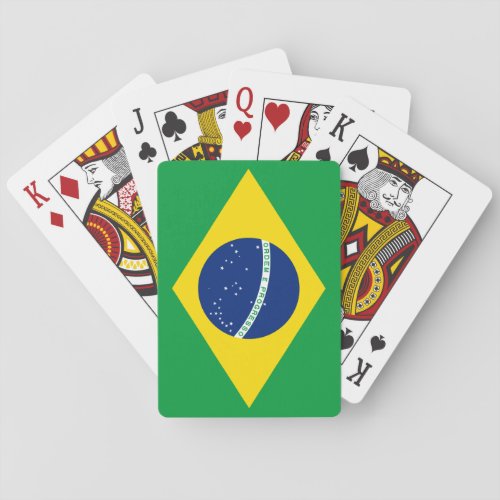 Brazil Brazilian Flag Playing Cards