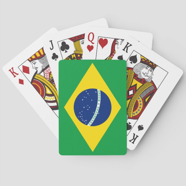 Brazil (Brazilian) Flag Poker Cards (Back)