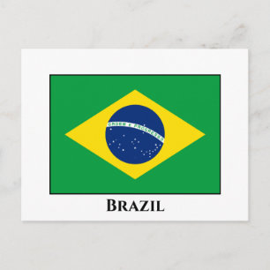 Brazil (Brazilian) Flag Postcard
