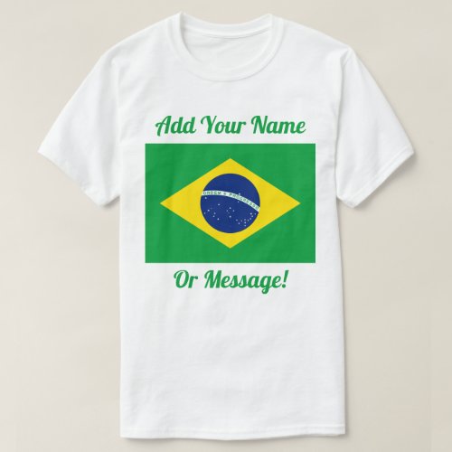 Brazil Brazilian Flag T_Shirt
