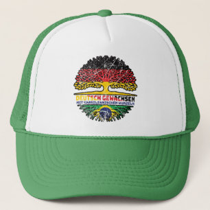 Brazil Brazilian German Germany Baum Trucker Hat