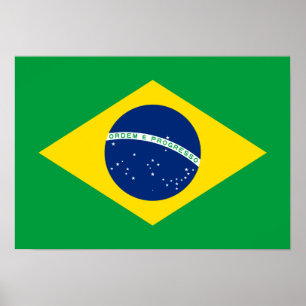 Brazil – Brazilian National Flag Poster