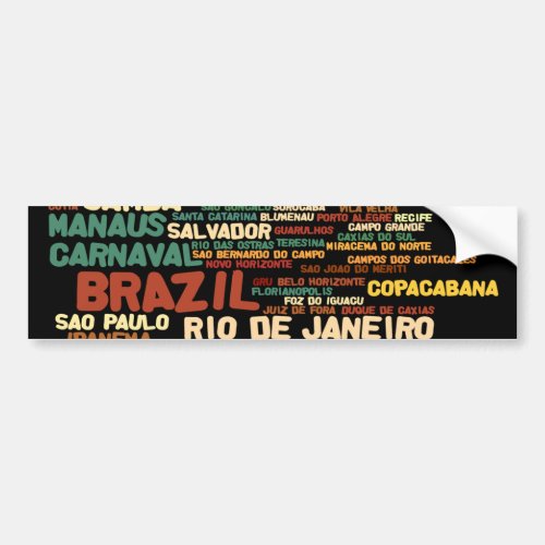 BRAZIL Bumper Sticker