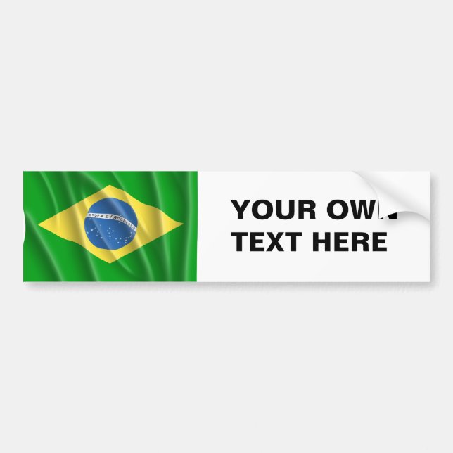 BRAZIL BUMPER STICKER (Front)