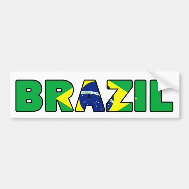 Brazil Bumper Sticker (Front)