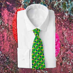 Brazil business Ties, Brazilian Flag fashion Neck Tie