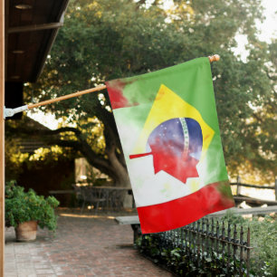 Brazil + Canada Flag