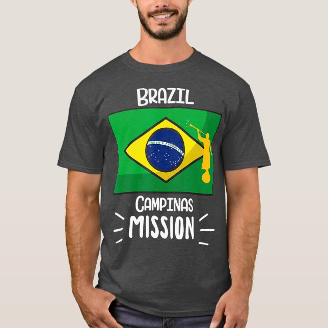 Brazil Canpinas Mormon LDS Mission Missionary T-Shirt (Front)