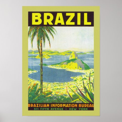 Brazil canvas poster
