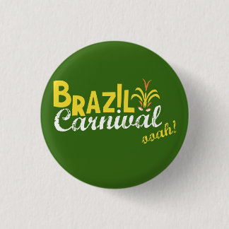 Brazil Carnival ooah! Button