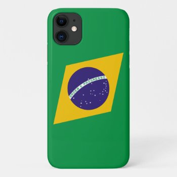 Brazil Iphone 11 Case by flagart at Zazzle