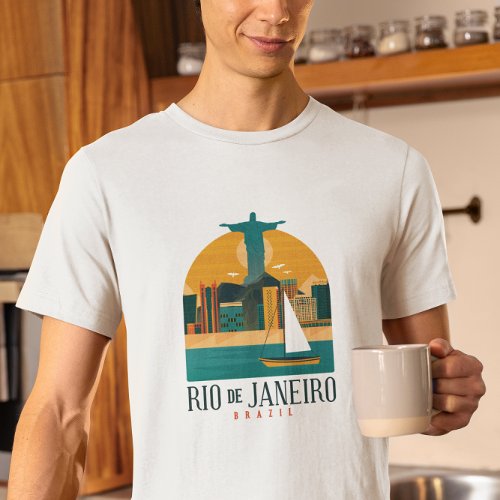 Brazil City Rio de Janeiro Vintage T_Shirt