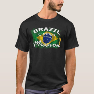Brazil Curitiba Mormon LDS Mission Missionary T-Shirt