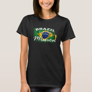 Brazil Curitiba Mormon LDS Mission Missionary T-Shirt