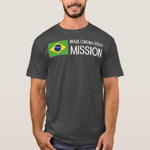 Brazil Curitiba South Mission Flag T_Shirt