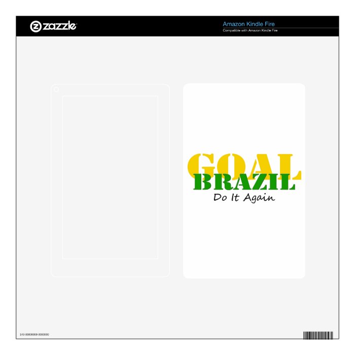 Brazil   Do It Again Kindle Fire Decals