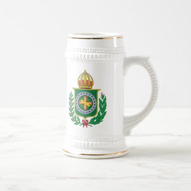 Brazil Empire Coat of Arms Beer Stein (Right)