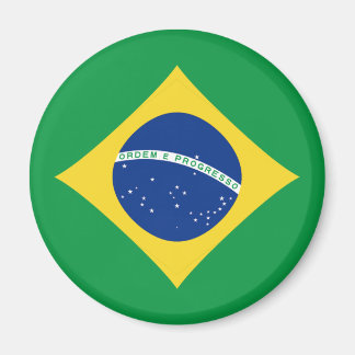 Brazil Fisheye Flag Magnet