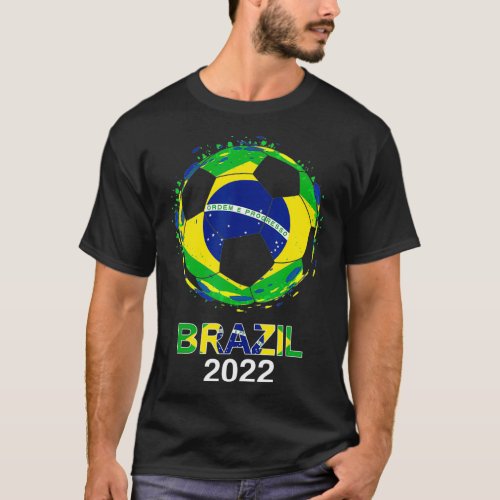 Brazil Flag 2022 Supporter Brazilian Soccer Team B T_Shirt