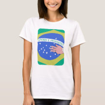 Brazil Flag and Lula´s Hand - Patriotic Brazilian