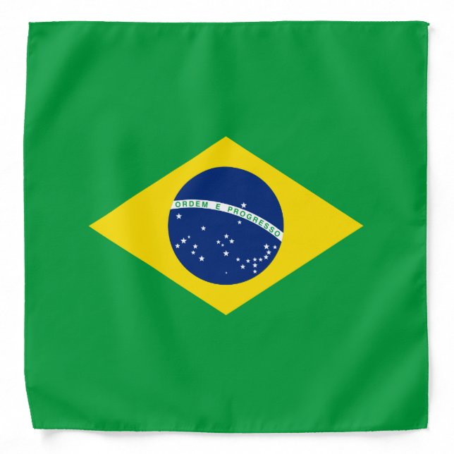 Brazil Flag Bandana (Front)