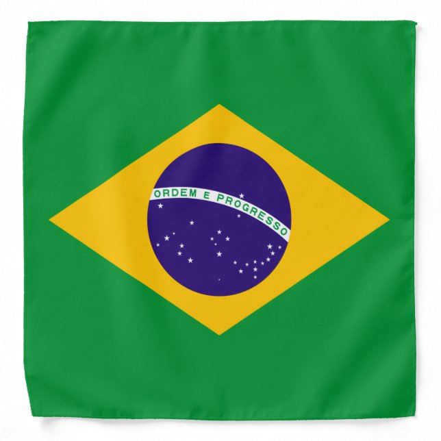 Brazil Flag Bandana (Front)