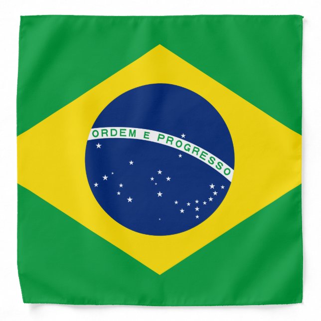 Brazil Flag Bandana (Front)