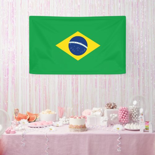 Brazil flag banner