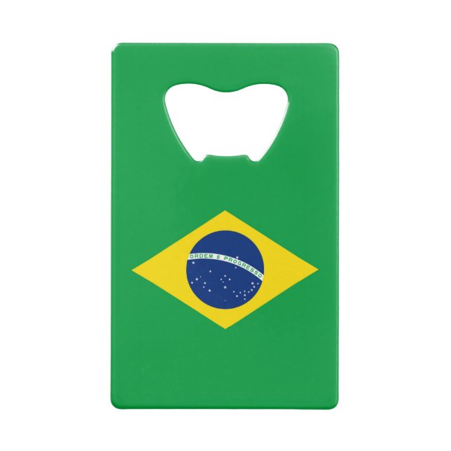 Brazil flag Bottle Opener Beautiful (Back)
