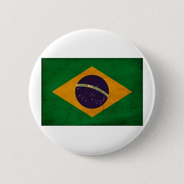 Brazil Flag Button (Front)