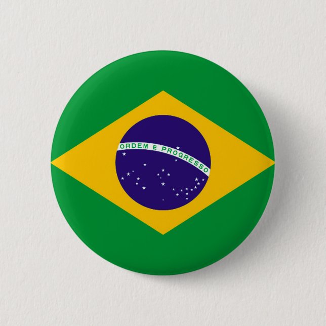 Brazil Flag Button (Front)