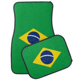 Brazil flag car floor mat
